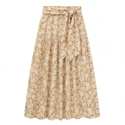 The Great Wear The Highland Skirt, Oat Wild Brush Floral