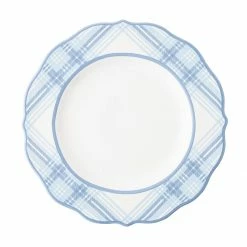 Juliska Chambray Tartan Dinner Plate Mother's Day