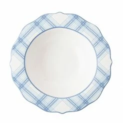 Juliska Mother's Day Chambray Tartan Cereal/Ice Cream Bowl