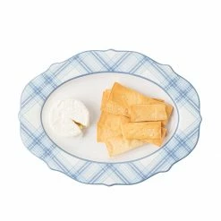 Juliska Mother's Day Chambray Tartan 15" Platter