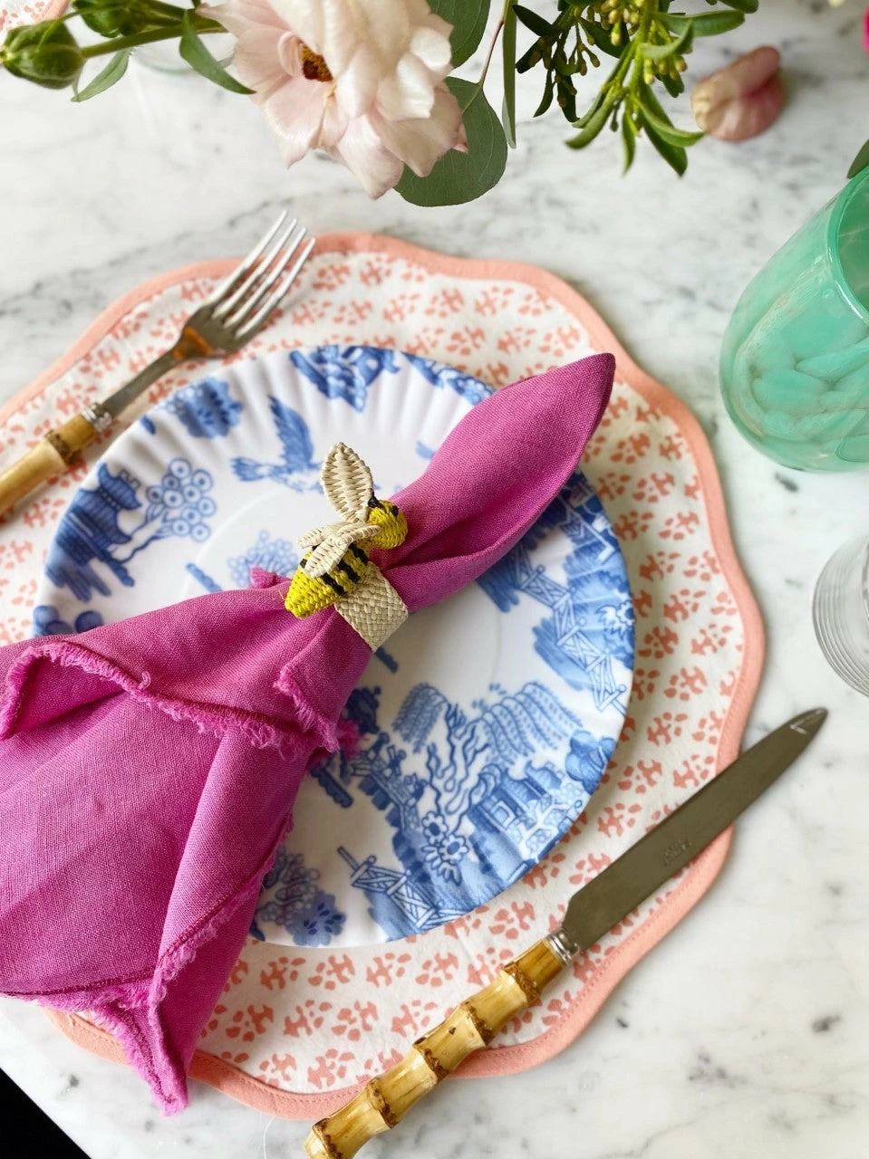 Only On The Avenue Melamine Snack Plate, Blue Pagoda 2 Only On The Avenue Melamine Snack Plate, Blue Pagoda