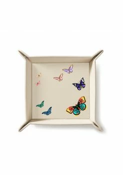 ALEPEL Live Butterflies Beige Tray