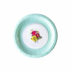 Only On The Avenue Lyford Cay Flora Paper Dessert Plate, Set Of 8 Live