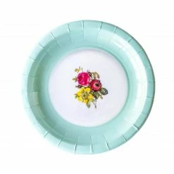 Only On The Avenue Lyford Cay Flora Paper Dinner Plate, Set Of 8 Live