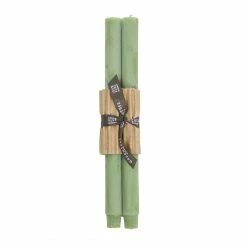 Greentree Home Live Church Tapers, Sage (Set Of 2)