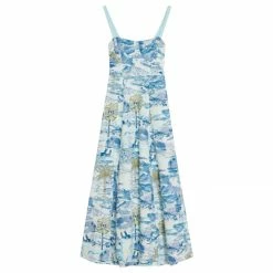 EMPORIO SIRENUSE Azzurra Vesuvius Dress, Blue Wear
