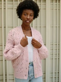 Kilte Sweaters The Lucy Cardigan,Rose