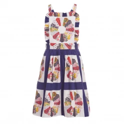 Sea NY Kids Pippin Apron Dress, Patchwork Wear