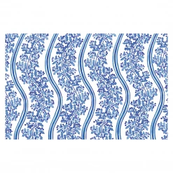 Lucy Grymes Blue Holly Paper Placemat Placemats