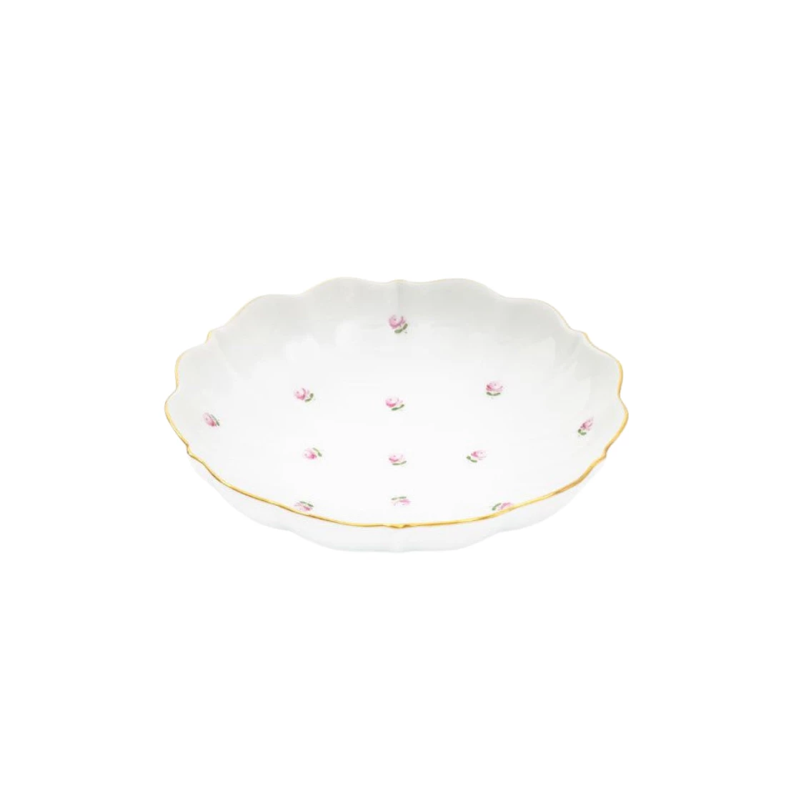 Augarten Porcelain Dinnerware Dish Curved 15 Cm Small Scattered Roses 1 Augarten Porcelain Dinnerware Dish Curved 15 Cm Small Scattered Roses