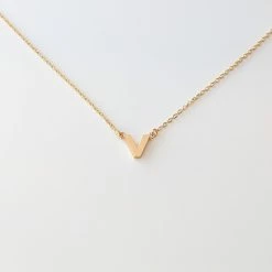 THATCH Initial Necklace Wear