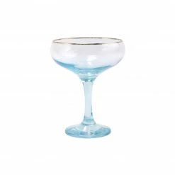 Vietri Coupe Champagne Glass (Multiple Colors), Single