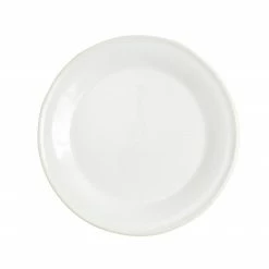 Vietri Live Chroma White Salad Plate