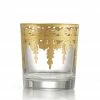 Arte Italica Vetro Gold Double Old Fashioned Glass
