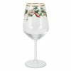 Vietri Live Holly Wine Glass