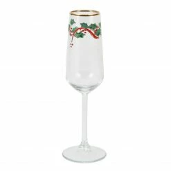 Vietri Glassware & Bar Holly Champagne Fllute