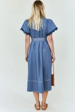 Hunter Bell Valencia Dress, Stone Wash