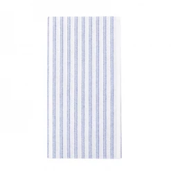 Vietri Capri Stripe Guest Towels, Blue X White Live
