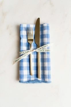 Proper Table Co. Mack Gingham Napkin Live