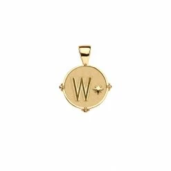 Jane Win JW Letter Coin Pendant Wear 49 Jane Win JW Letter Coin Pendant Wear