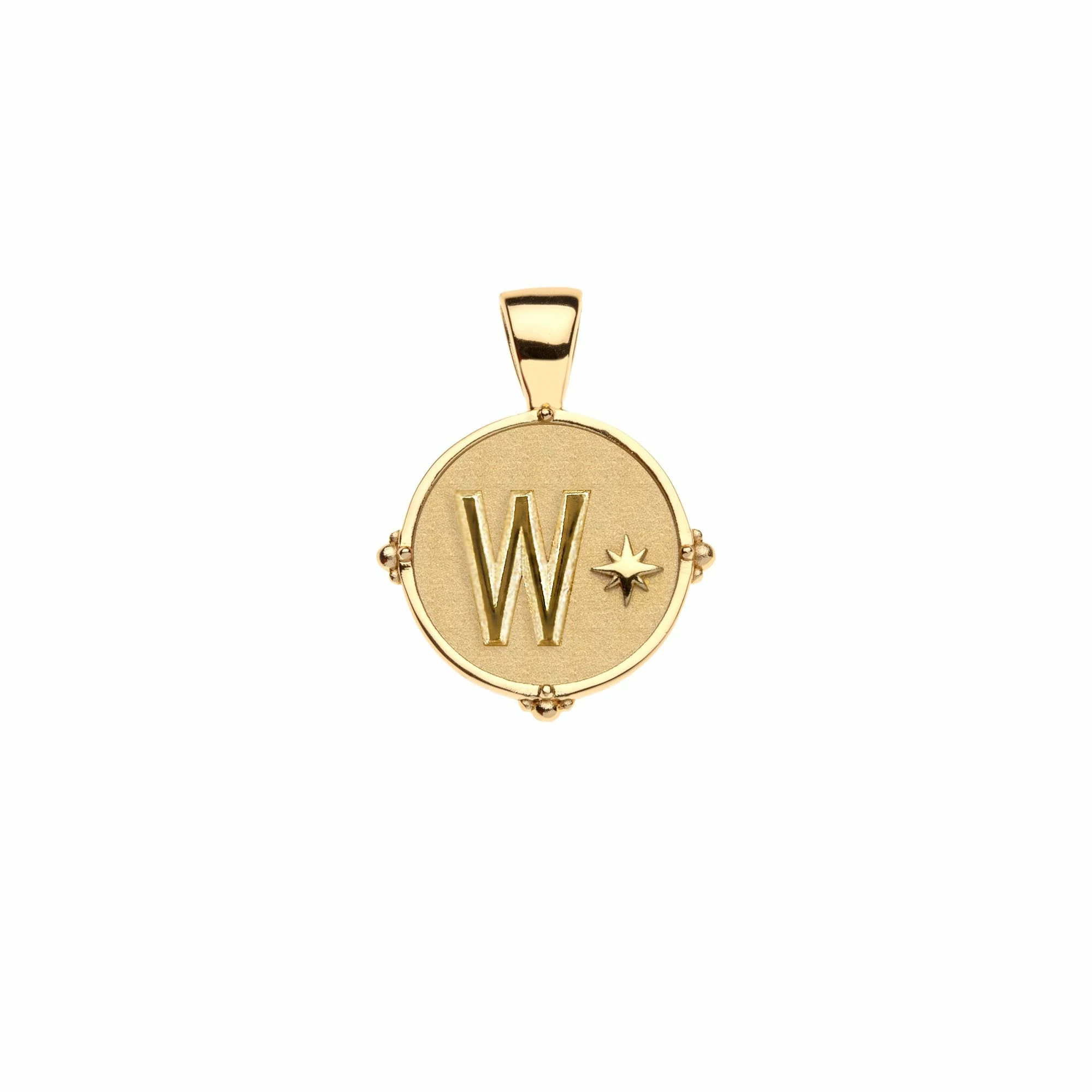 Jane Win JW Letter Coin Pendant Wear 25 Jane Win JW Letter Coin Pendant Wear