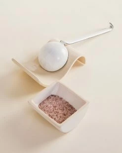 Virginia Sin Salt Cellar And Spoon Rest Set Live