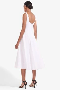 Staud Wells Maxi Dress, White