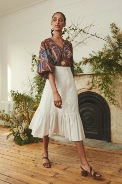 Cara Cara Wear Win Top, Brown Batik