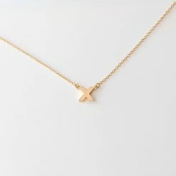 THATCH Initial Necklace Wear