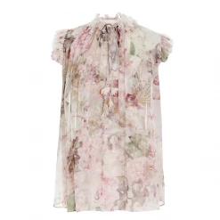 Zimmermann Dancer Flutter Tank, Alabaster Garden Floral Wear