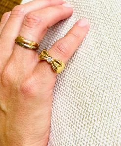 Aurelia Demark Diamond Bow Ring ACCESSORIES 5 Aurelia Demark Diamond Bow Ring ACCESSORIES