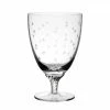 The Vintage List A Set Of Six Crystal Bistro Glasses With Stars Design