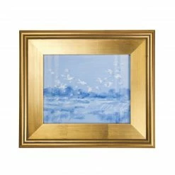 Emily Ufer Art Medium Framed Blue Lovebirds