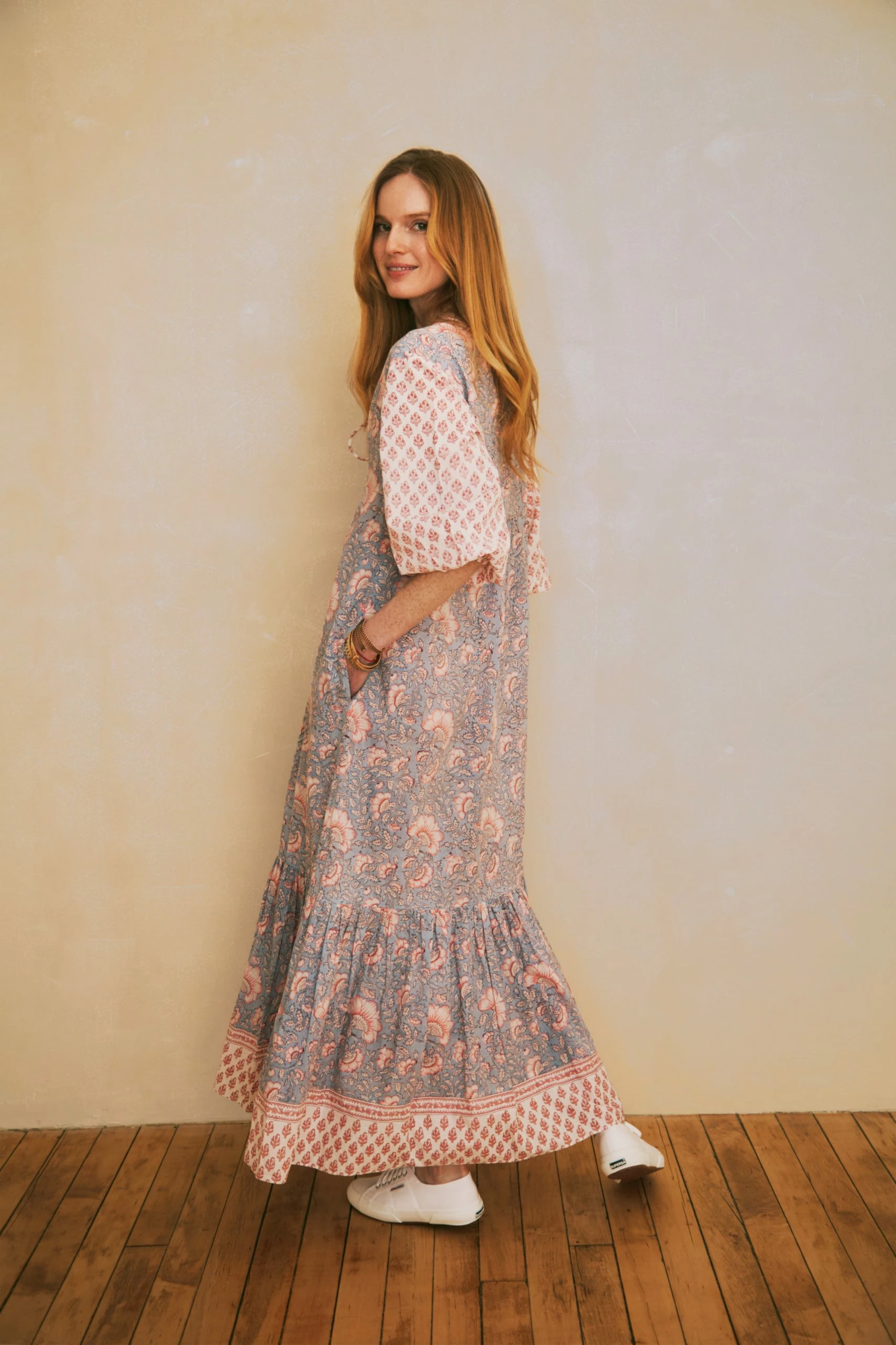 OPHELIA & INDIGO Molly Dress Lilac And Pink Mixed Floral Block Print Wear 10 OPHELIA & INDIGO Molly Dress Lilac And Pink Mixed Floral Block Print Wear