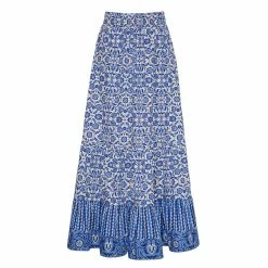 Cara Cara Chase Skirt, Spanish Tile Blue