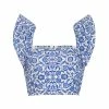 Cara Cara Wear Darby Top, Spanish Tile Blue