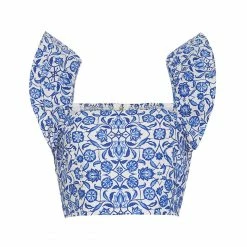 Cara Cara Wear Darby Top, Spanish Tile Blue