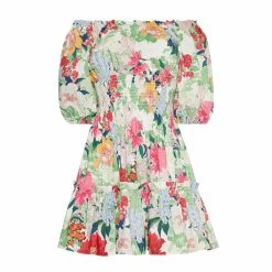 Cara Cara Wear Sally Dress, Japanese Floral Ivory