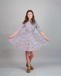 Busy Bees For Kids Gabriela Tween Circle Skirt Dress, Abstract Floral