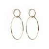 Campbell + Charlotte Wear The Crew Half Moon Double Hoop Earrings - Diamond