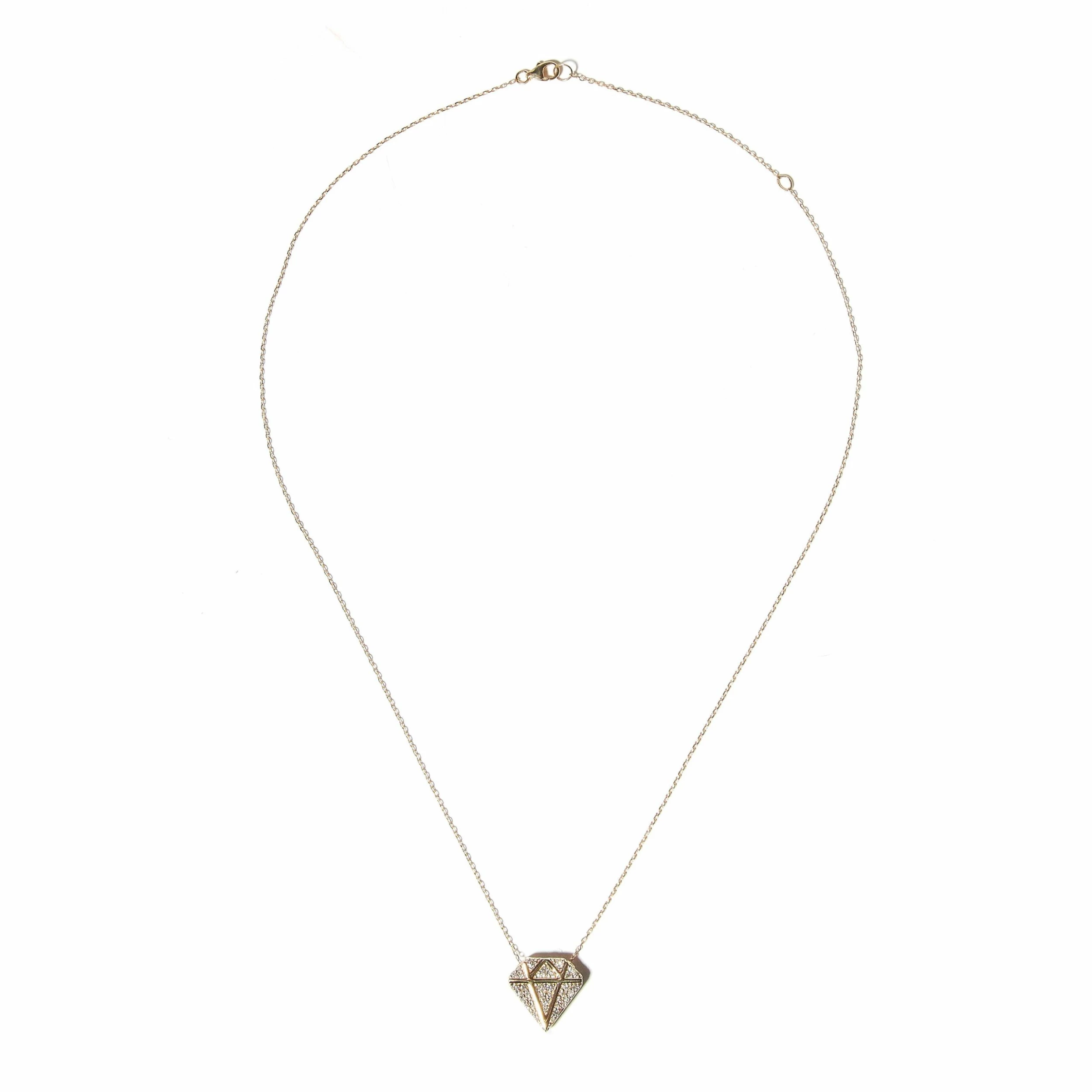 Campbell + Charlotte Wear JuJu Diamond Charm Necklace 3 Campbell + Charlotte Wear JuJu Diamond Charm Necklace