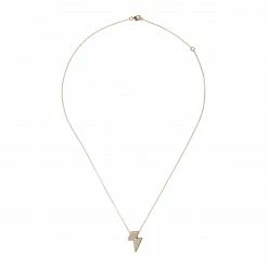 Campbell + Charlotte JuJu Lightning Bolt Charm Necklace Wear