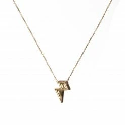 Campbell + Charlotte JuJu Lightning Bolt Charm Necklace Wear