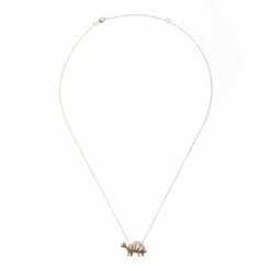 Campbell + Charlotte Juju Dino Charm Necklace