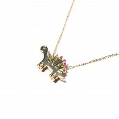 Campbell + Charlotte Juju Dino Charm Necklace