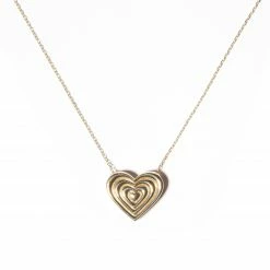 Campbell + Charlotte JuJu Heart Charm Necklace