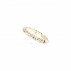 Campbell + Charlotte The Crew Knife Edge Stacking Ring - Diamond