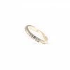 Campbell + Charlotte The Crew Knife Edge Stacking Ring - Sapphire FINE JEWELRY