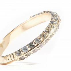 Campbell + Charlotte The Crew Knife Edge Stacking Ring - Sapphire FINE JEWELRY