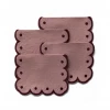 CeCe Barfield Inc. Live Paris Cocktail Napkin, Rose X Burgundy (Set Of 4)
